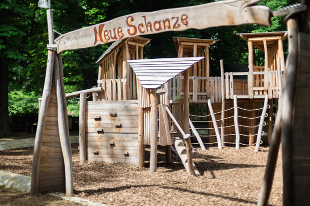 Spielplatz im Beutlerpark in Dresden