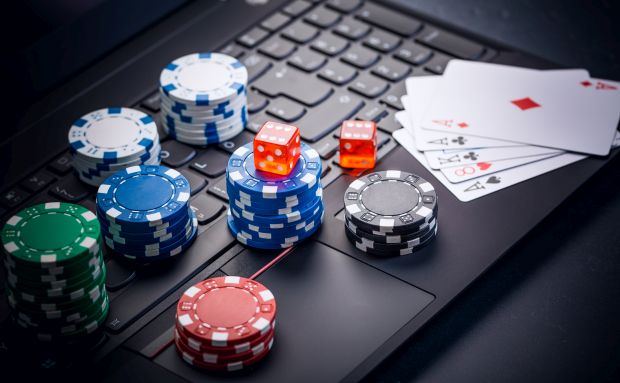 Online-Casinos Laptop